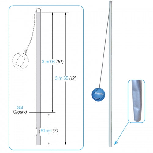 Outdoor tetherball poles Sportdirect.ca