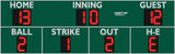 Outdoor Varsity Baseball Scoreboard