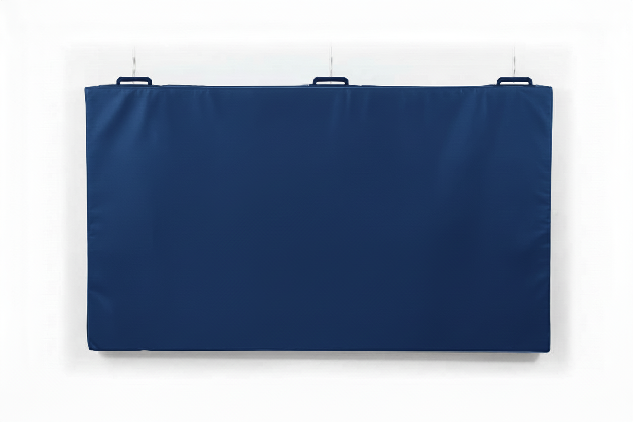 matelas de mur et sol bleu