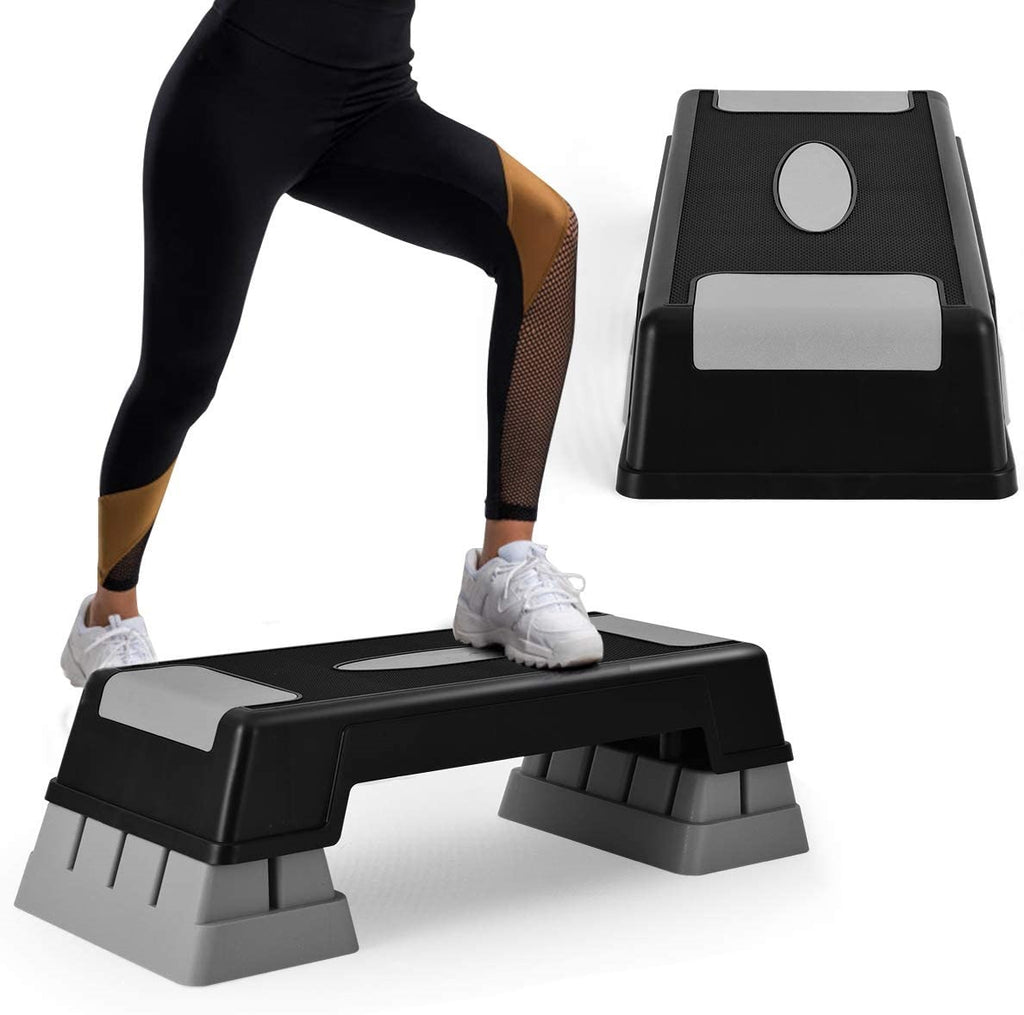 Professional aerobic steps adjustable in 3 heights