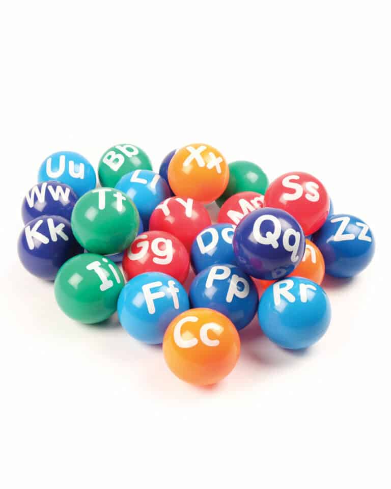 Alphabet Plastic Balls
