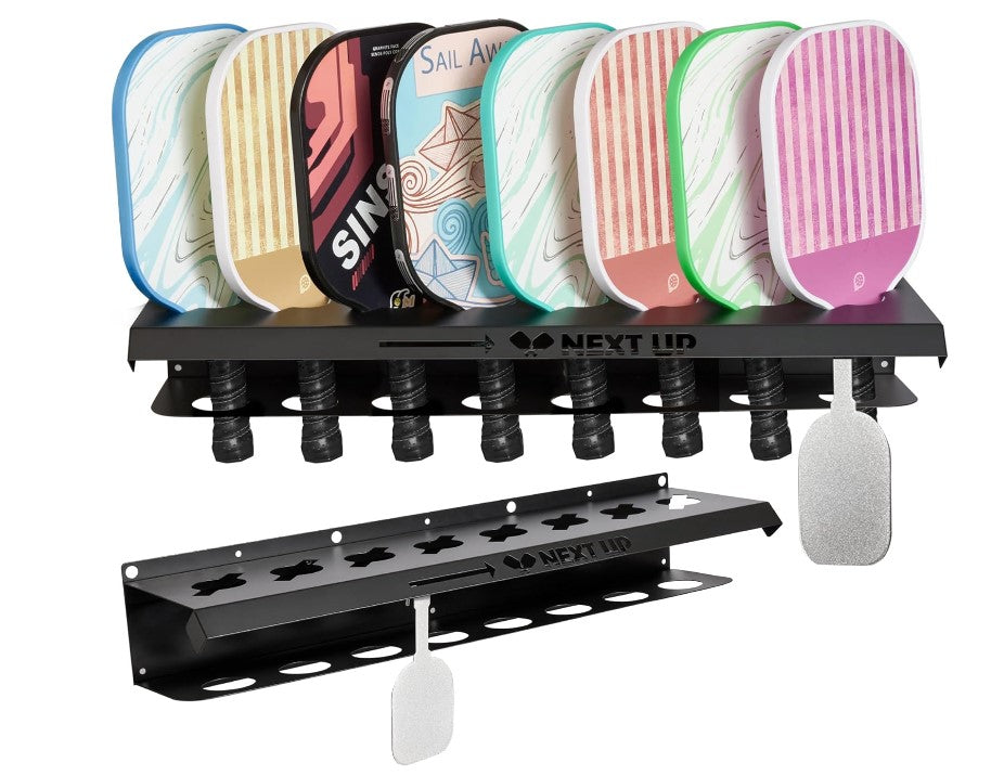 Pickleball Racket Rack