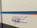 Adjustable Wall-Mounted Basketball Hoop System