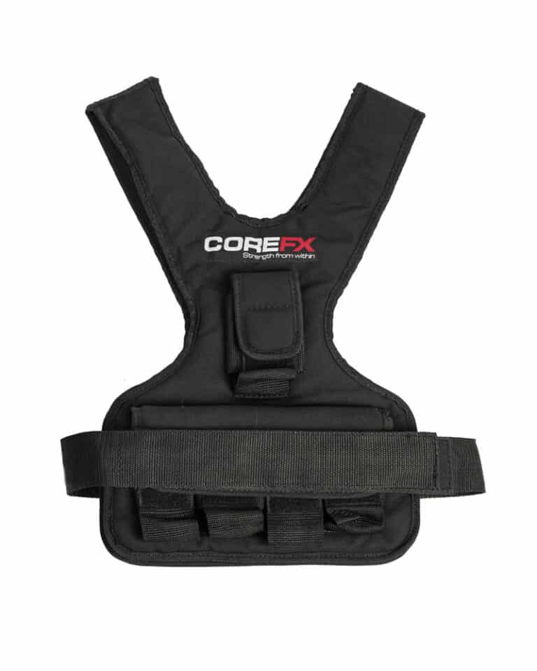Black Weighted Vest - 20 lbs
