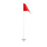 Golf Hole with Colored Flag