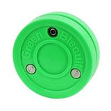 Green Biscuit Hockey Puck