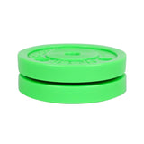Green Biscuit Hockey Puck
