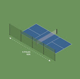 Pickleball Court Barrier Net