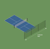 Pickleball Court Barrier Net