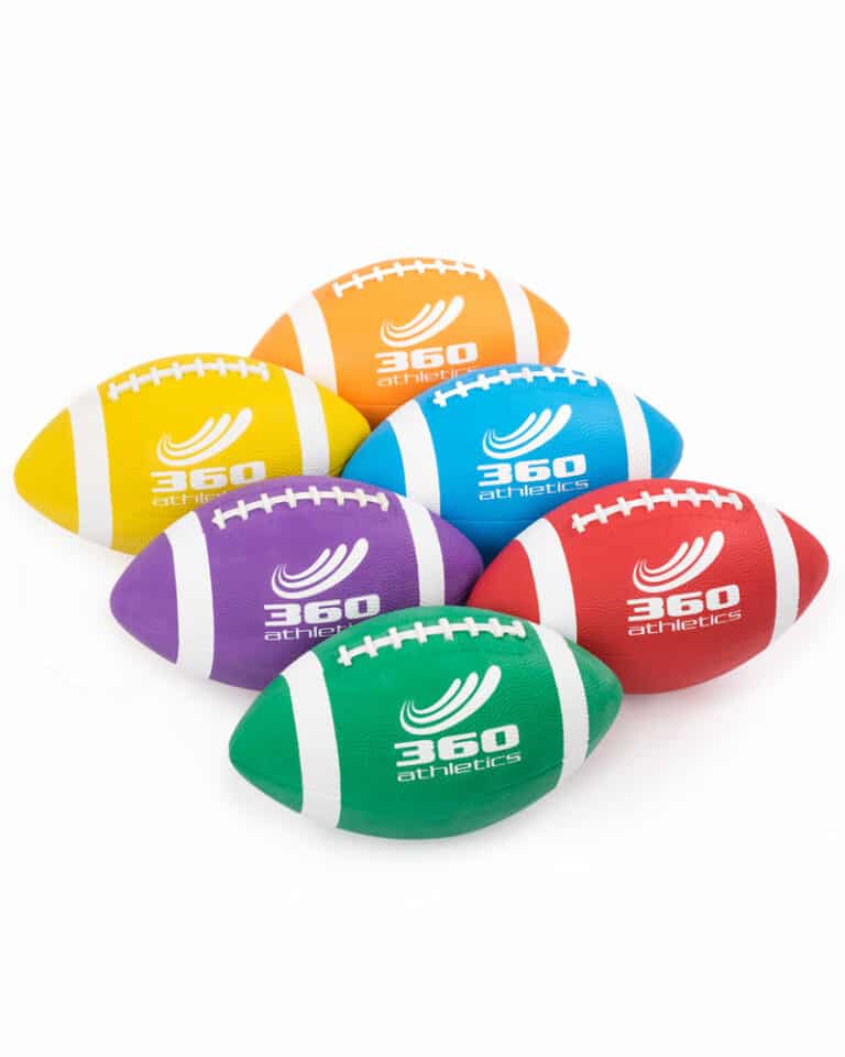 Colored American Football Balls