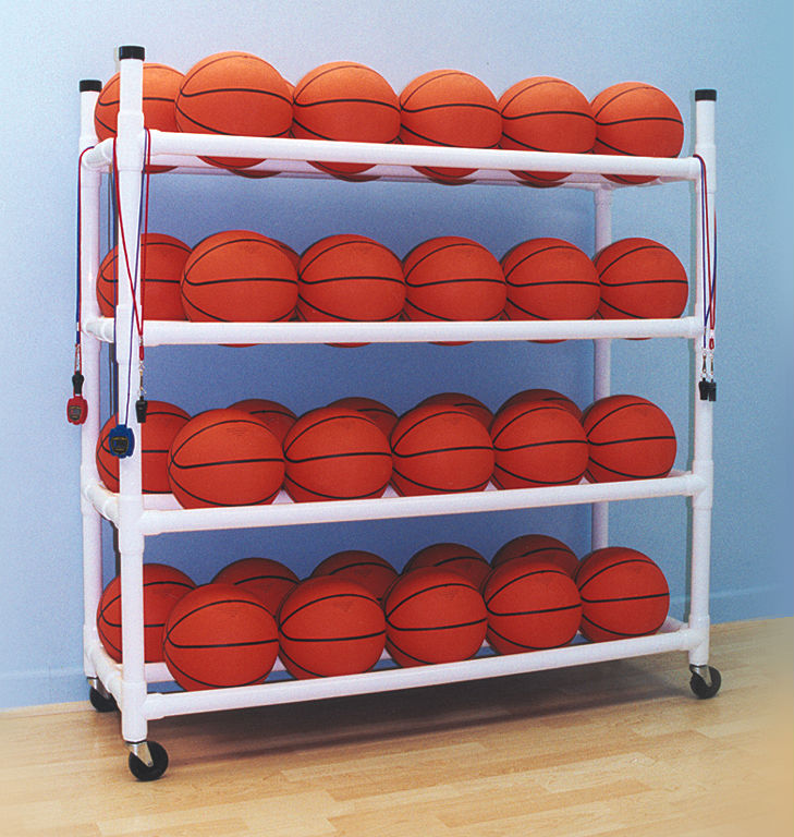 PVC Double-Deck Ball Cart