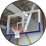 Adjustable Wall-Mounted Basketball Hoop System