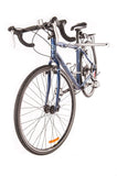 Bike rack with advertising panel