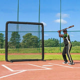 Square Protective Screen for Baseball Field