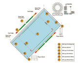 Lignes pour piscine de water-polo