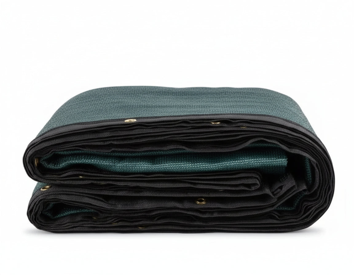 toile coupe vent tennis vert