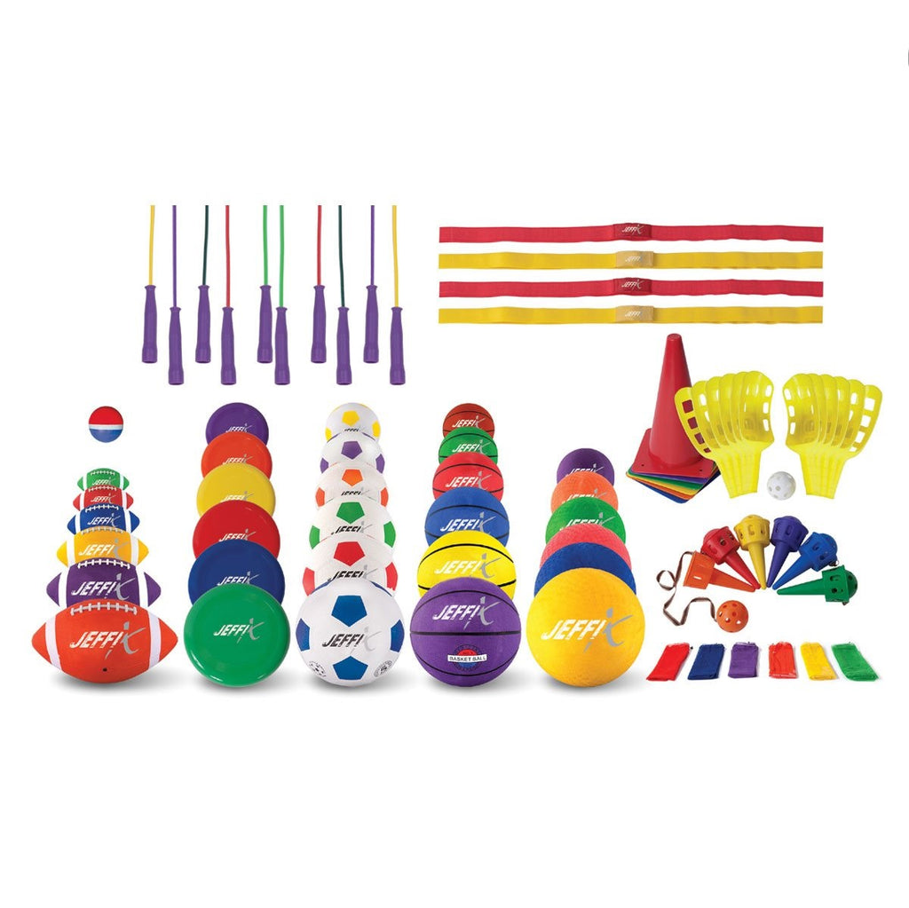 Set of outdoor games for daycare