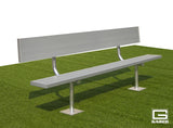 Aluminum players bench