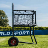 Basket trolley for baseballs