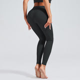 High waisted leggings with pocket for women