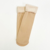 Inverted cashmere winter socks
