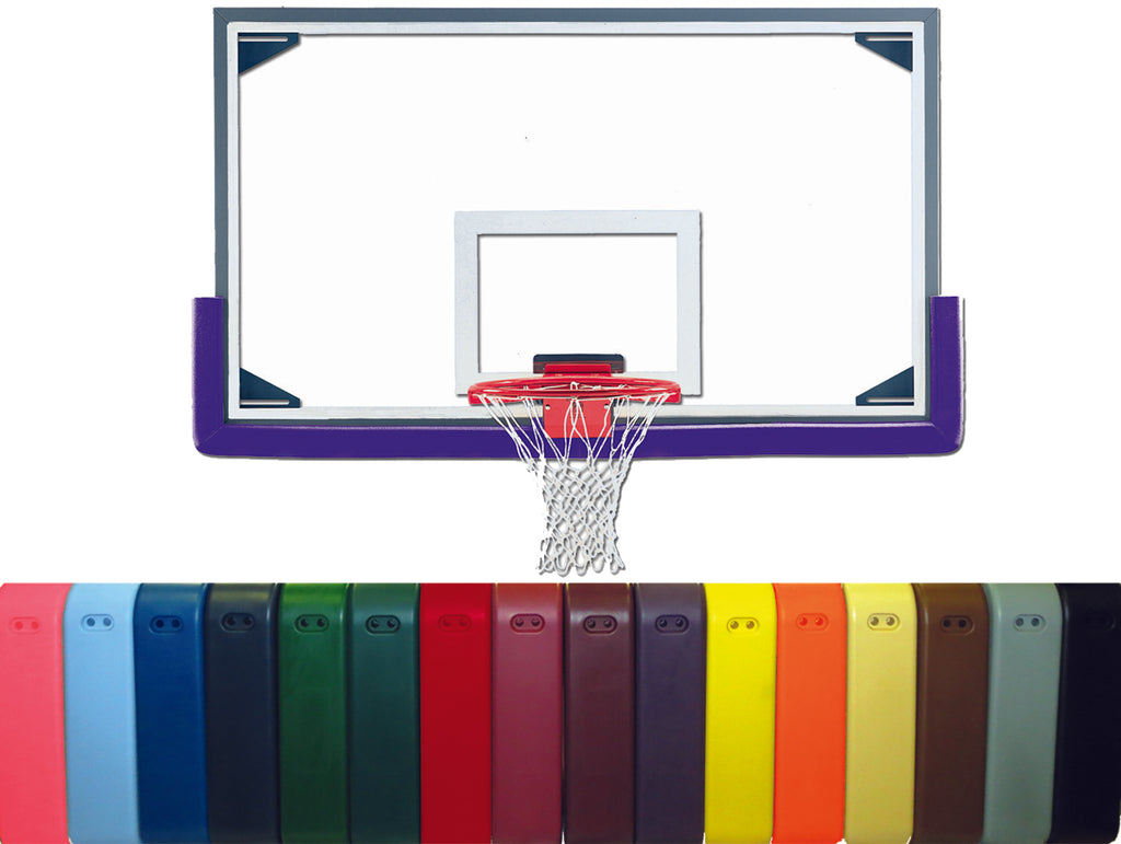 Full size wall mounted basketball goal set