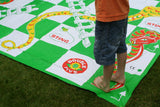 Giant snakes and ladders games