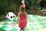 Giant snakes and ladders games