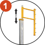 IAAF certified pole vault upright